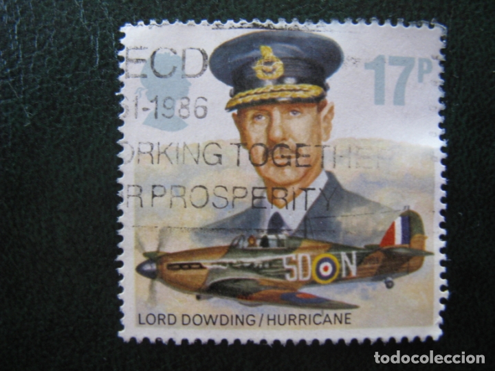 Sellos: inglaterra** lord dowding / hurricane - Foto 1