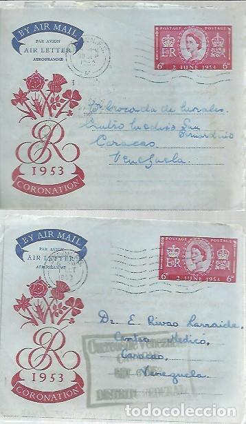 Sellos: AEROGRAMAS GRAN BRETA&Ntilde;A - Foto 1