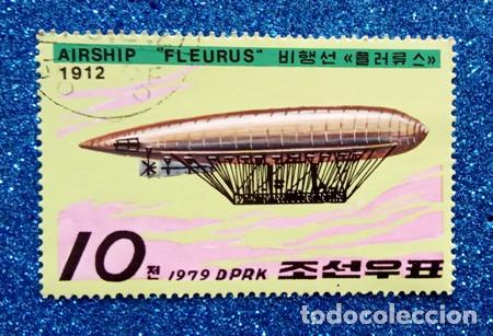 Sellos: SELLO DPR KOREA (AIRSHIP FLEURUS) - Foto 1