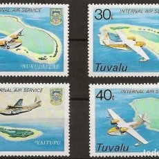Sellos: SELLOS TUVALU 1979 Y&T 115/18 INTERNAL AIR SERVICE. Lote 309035813