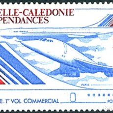 Sellos: SELLOS NUEVA CALEDONIA 1976 PRIMER VUELO COMERCIAL DEL CONCORDE. Lote 309679303