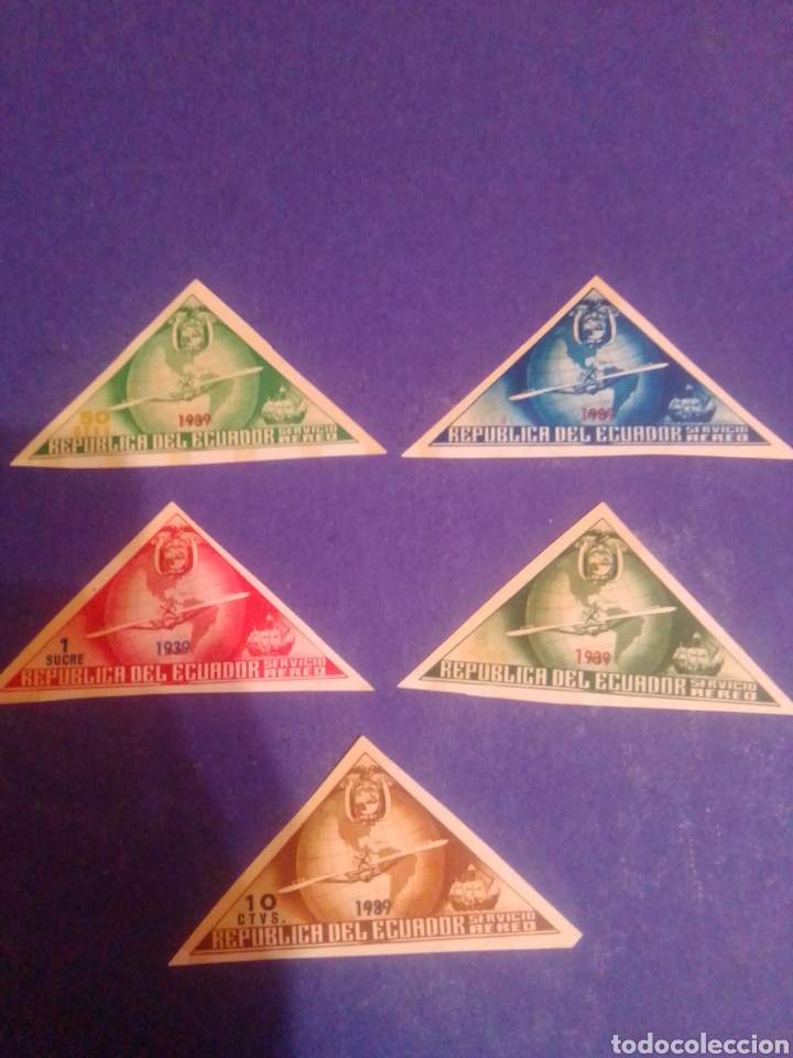 Sellos: Aviones Ecuador 1939 - Foto 1