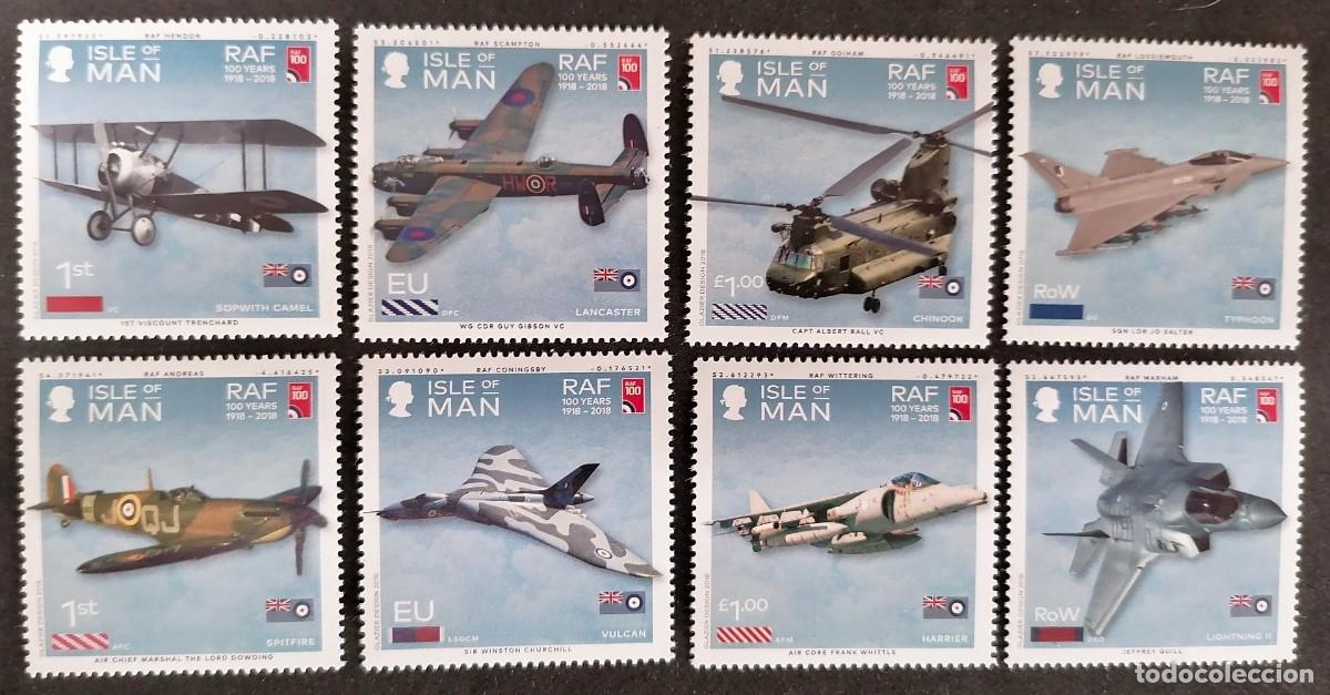 Sellos: ISLA DE MAN 2018 - AVIONES - RAF .- - Foto 1