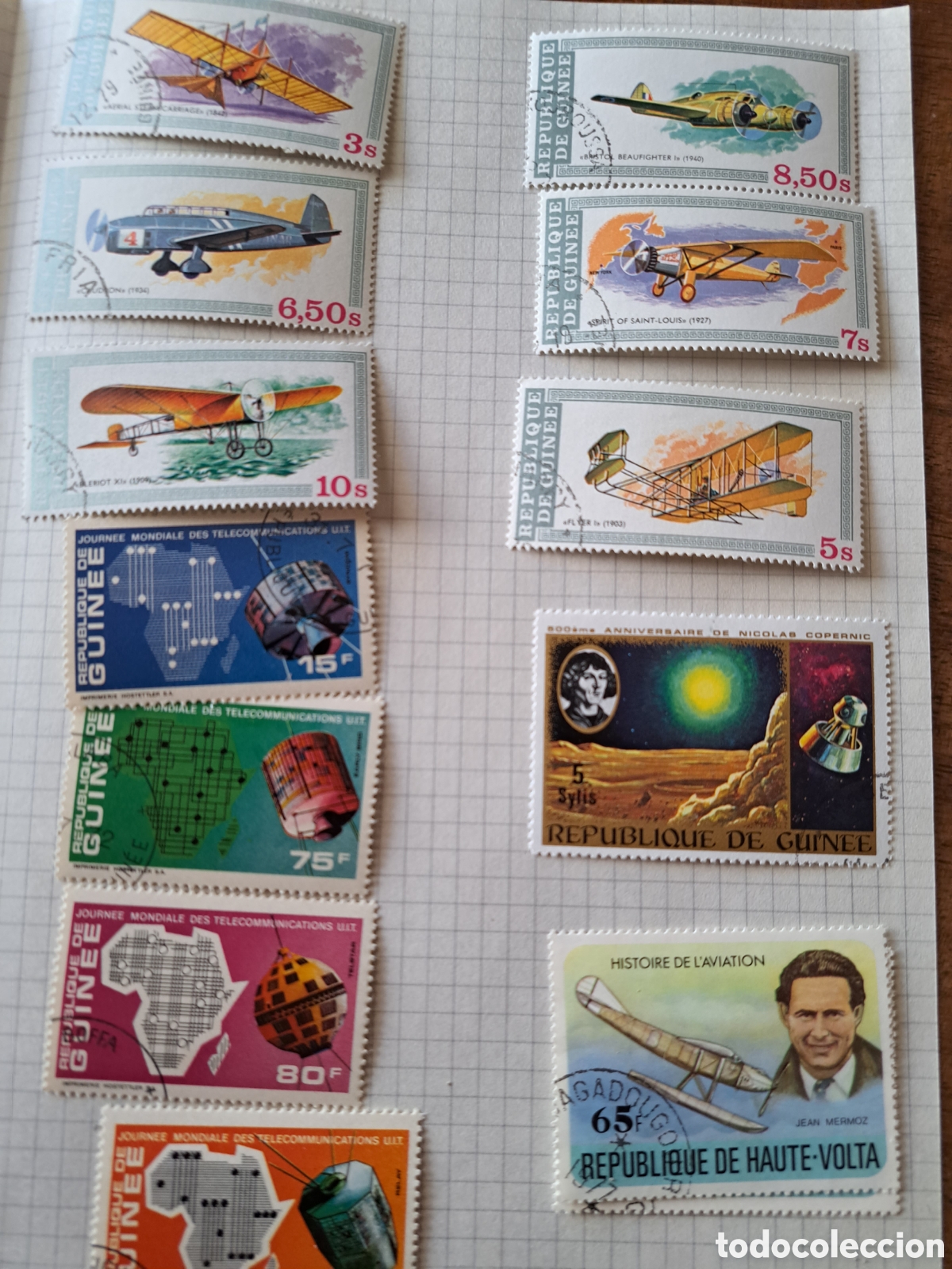 Sellos: Lote sellos tema aviones- espacio (450) - Foto 13