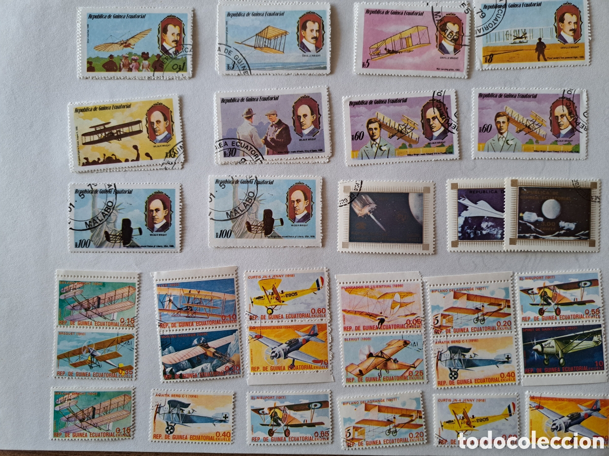 Sellos: Lote sellos tema aviones- espacio (450) - Foto 15