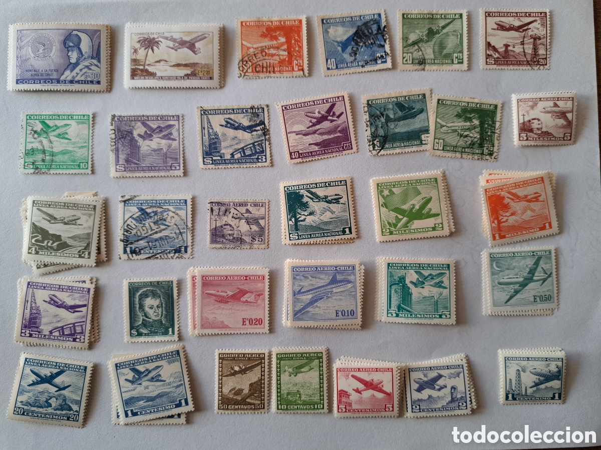 Sellos: Lote sellos tema aviones- espacio (450) - Foto 16