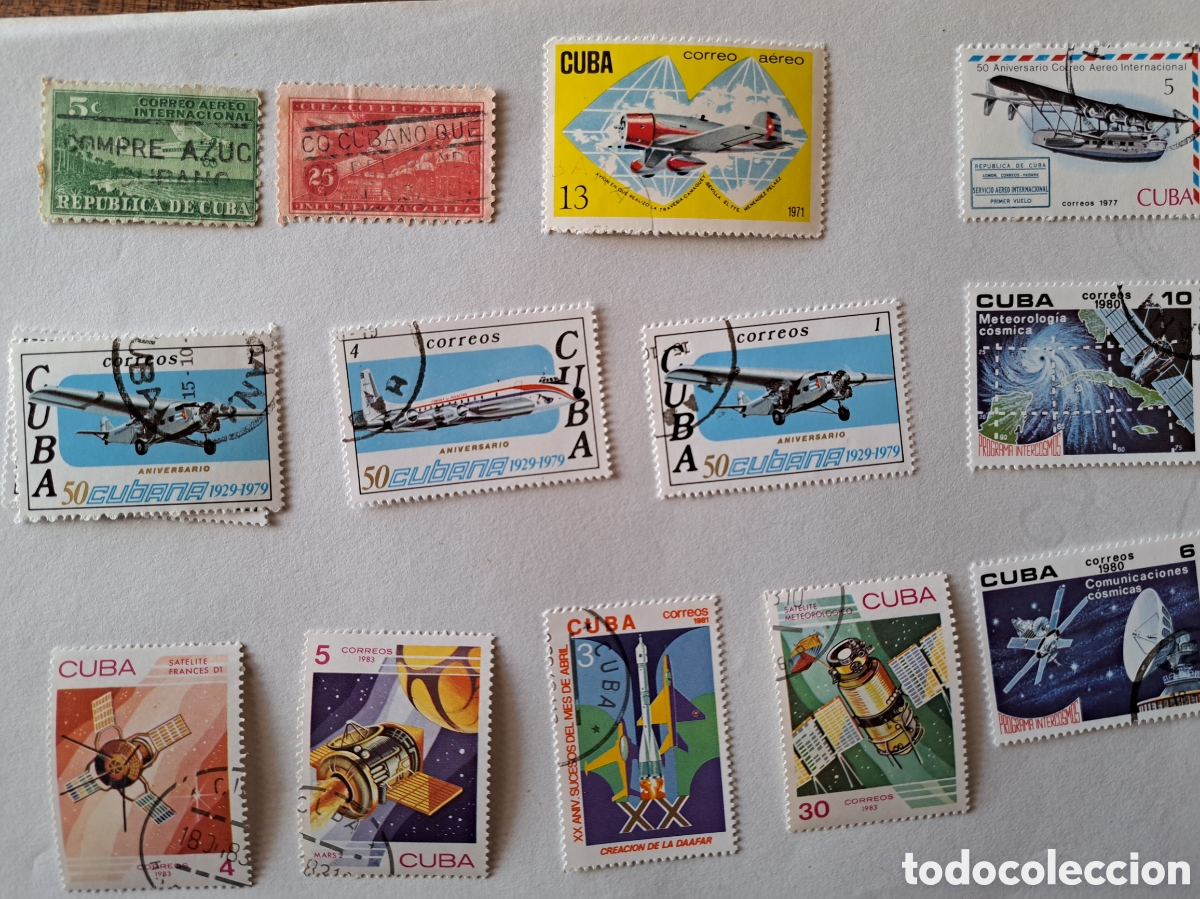Sellos: Lote sellos tema aviones- espacio (450) - Foto 18