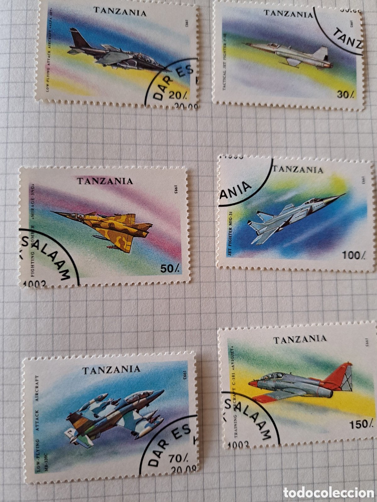 Sellos: Lote sellos tema aviones- espacio (450) - Foto 25
