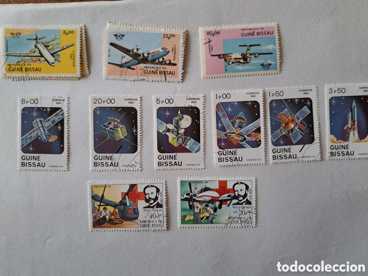 Sellos: Lote sellos tema aviones- espacio (450) - Foto 28