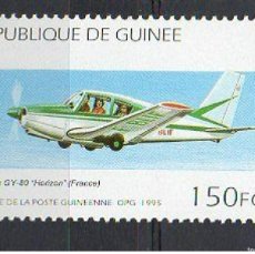 Sellos: AVIONES - GUINEA - NUEVO SIN CHARNELA (9TA12)