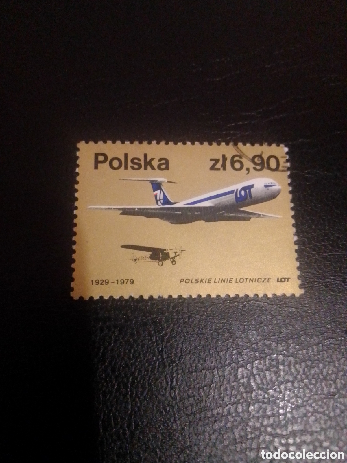 Sellos: Polonia aviones ..... - Foto 1