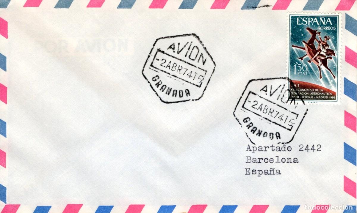 Sellos: MATASELLOS AVION GRANADA 1974 - Foto 1