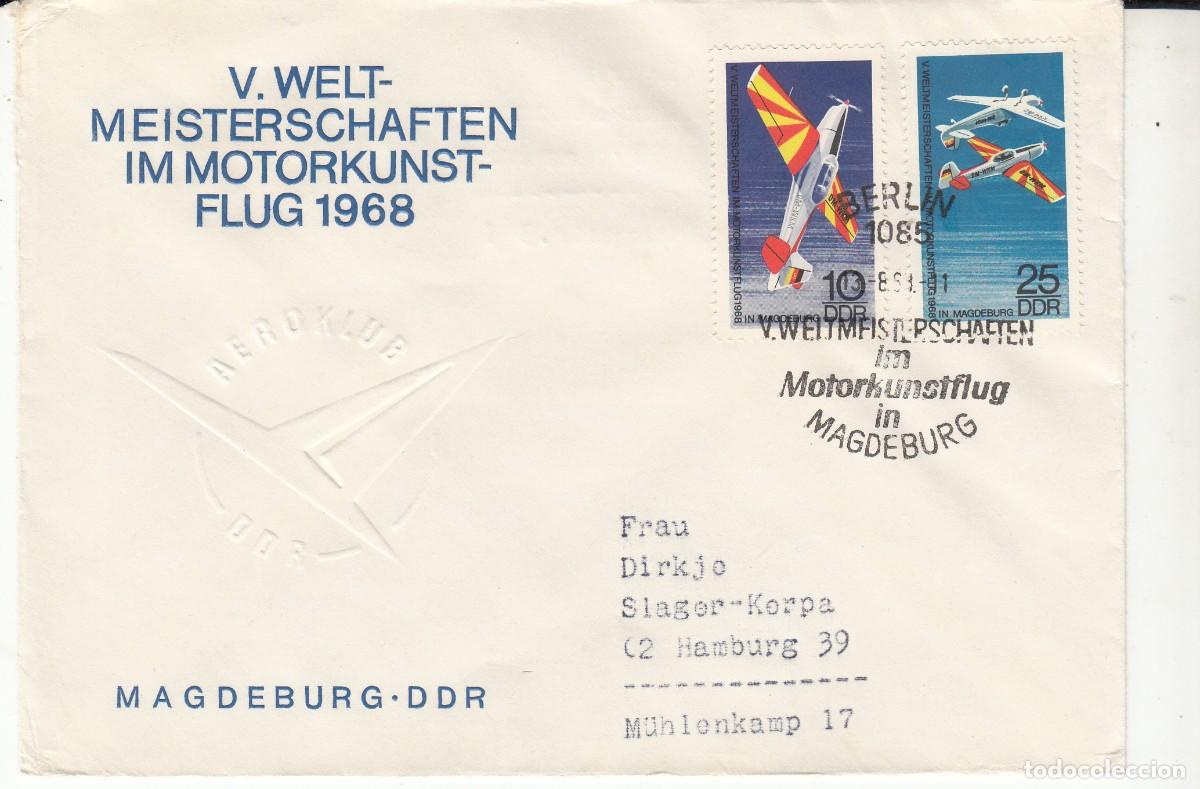 Sellos: AVIACI&Oacute;N -DDR - 1968 - Foto 1