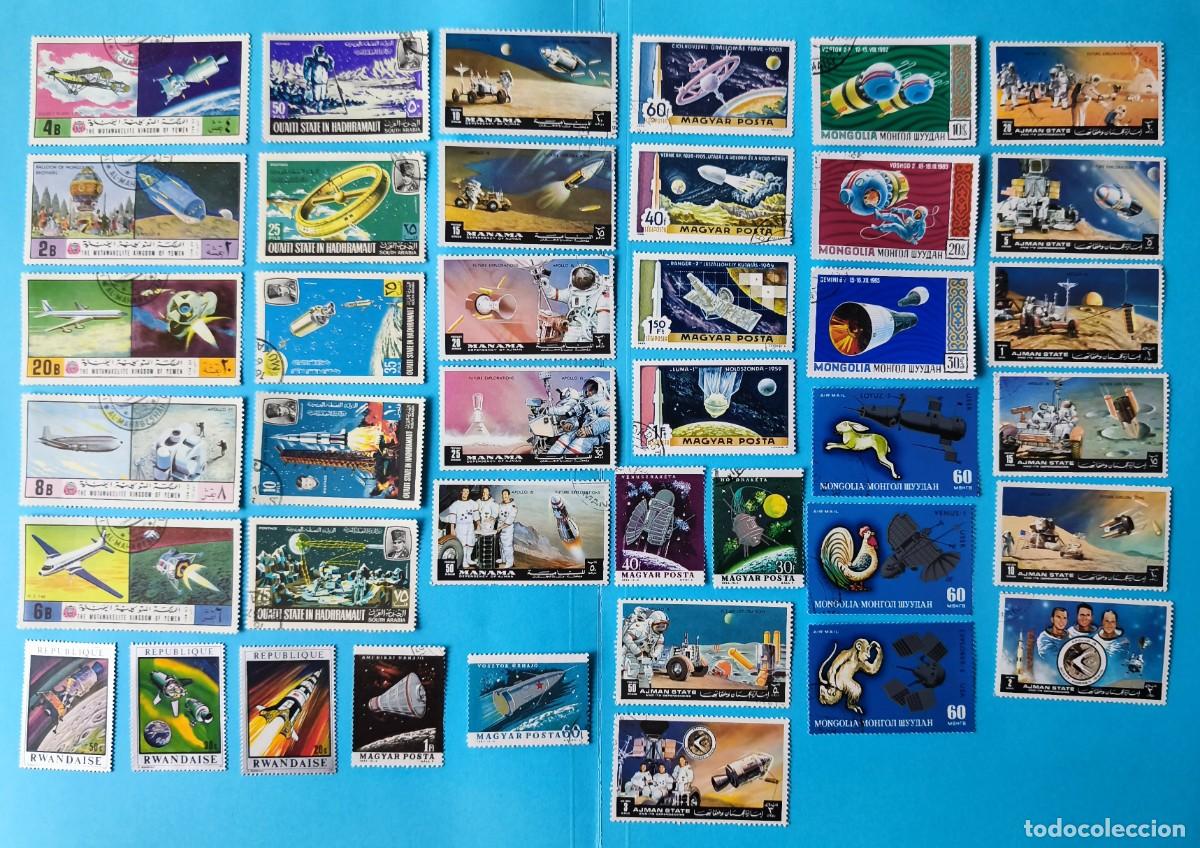Sellos: 78 SELLOS TEM&Aacute;TICA ESPACIO Y AVIACI&Oacute;N - Foto 2