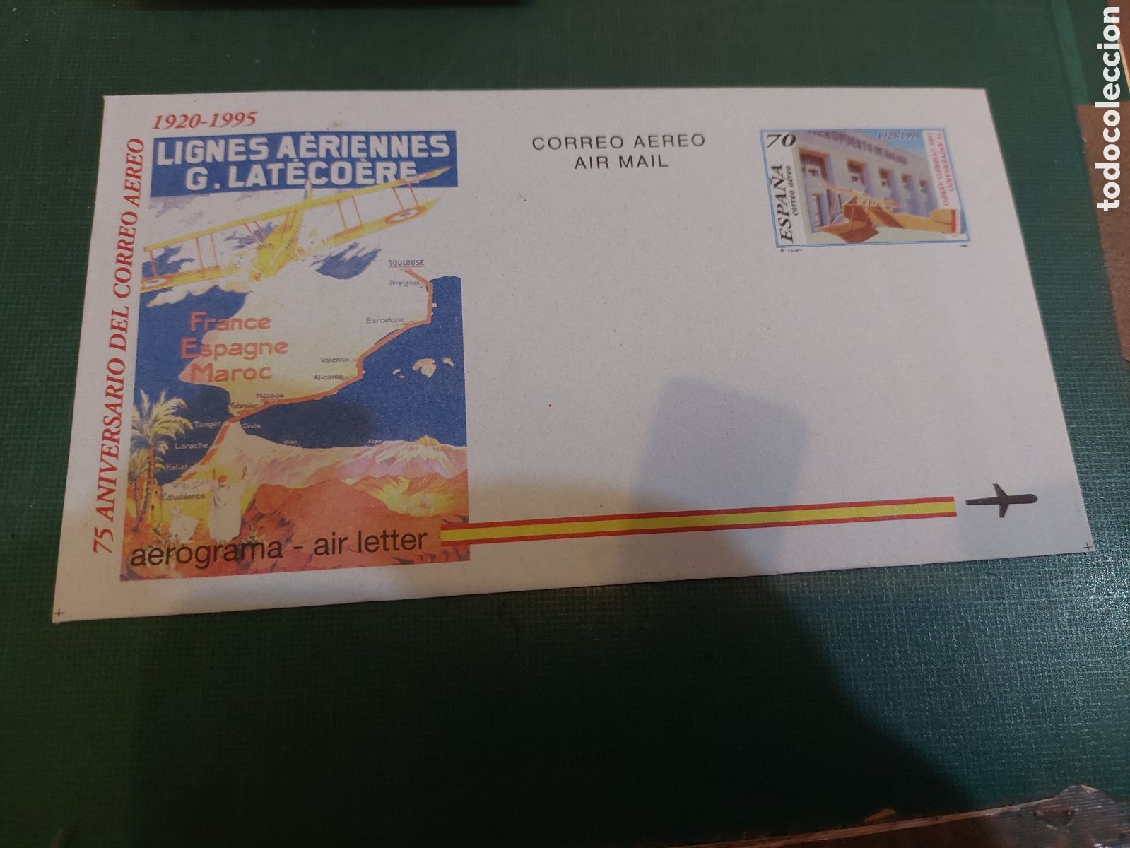Sellos: VER MIS LOTES AEROGRAMAS 1995 - Foto 1