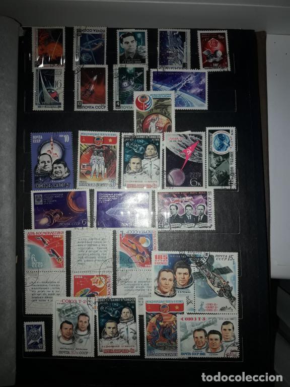 Sellos: Sellos de postales antiguo de la URSS 27 cosas Espacio, varios. matasellar.