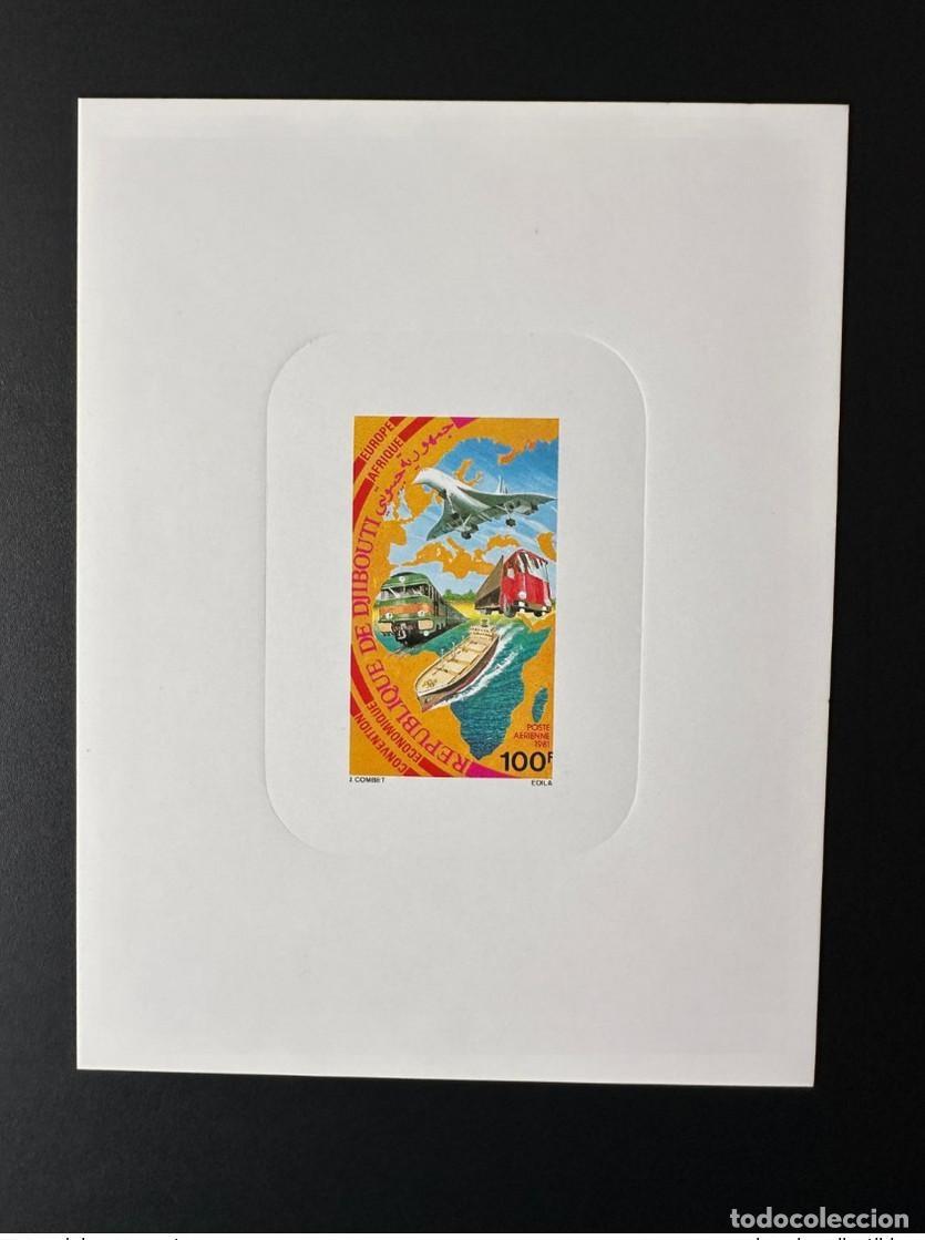 Sellos: Yibuti 1981 Mi. 292 Luxury Proof Europe Africa Concorde Avi&oacute;n