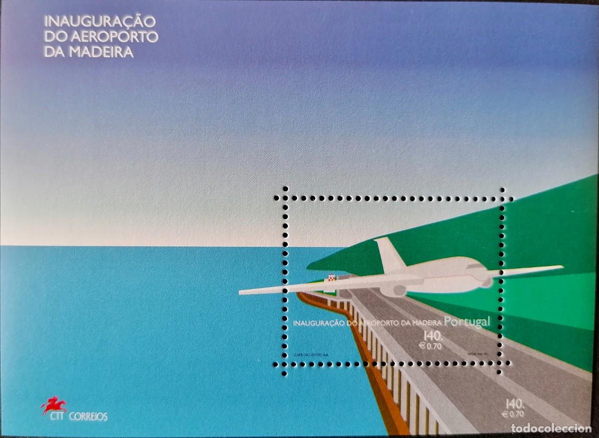 Sellos: MADEIRA 2000 - HB INAUGURACI&Oacute;N DEL AEROPUERTO