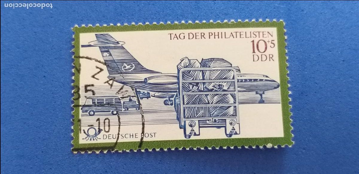 Sellos: Sello Alemania. Tem&aacute;tica: Aviones. Yvert 1393. A&ntilde;o 1971