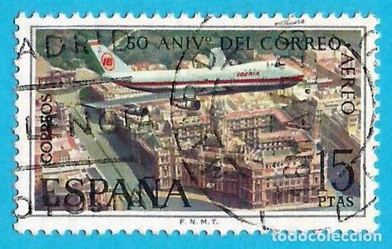Sellos: Espa&ntilde;a. Spain. 1971. Edifil # 2060. IBERIA LAE. Avion Boeing 747 Jumbo