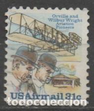 Sellos: Estados Unidos a&eacute;reo 86, &laquo;Wright Flyer I&raquo; y los hermanos Wright, nuevo