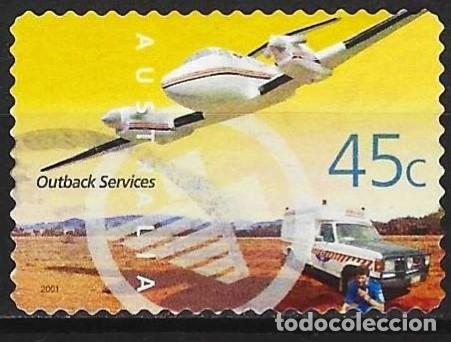Sellos: Australia 2001 - Mi 2058 BA - YT 1958 - Avi&oacute;n del Servicio M&eacute;dico &laquo;Royal Flying Doctor Service&raquo;