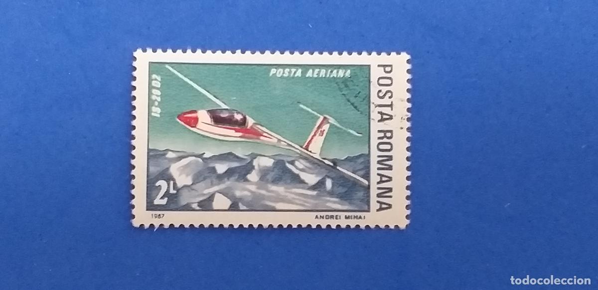 Sellos: Sello usado. Pais: posta Romana. Rumania. Tem&aacute;tica aviones. YVERT 303. A&Eacute;REO