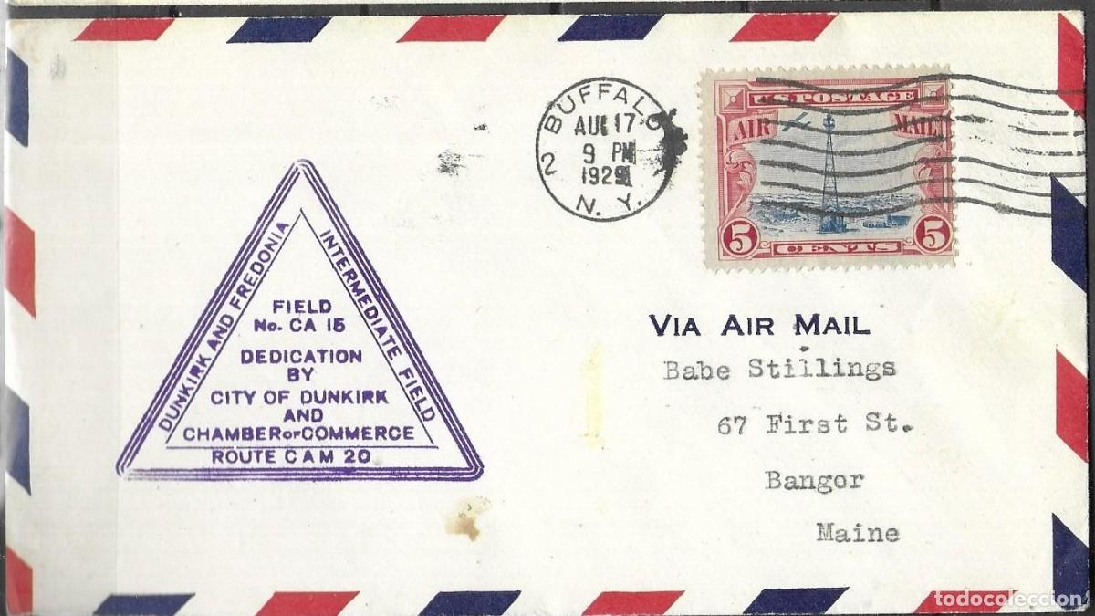 Sellos: Sobre Conmemorativo de Inauguraci&oacute;n de Aer&oacute;dromo (Airport Dedication Cover) - 1929