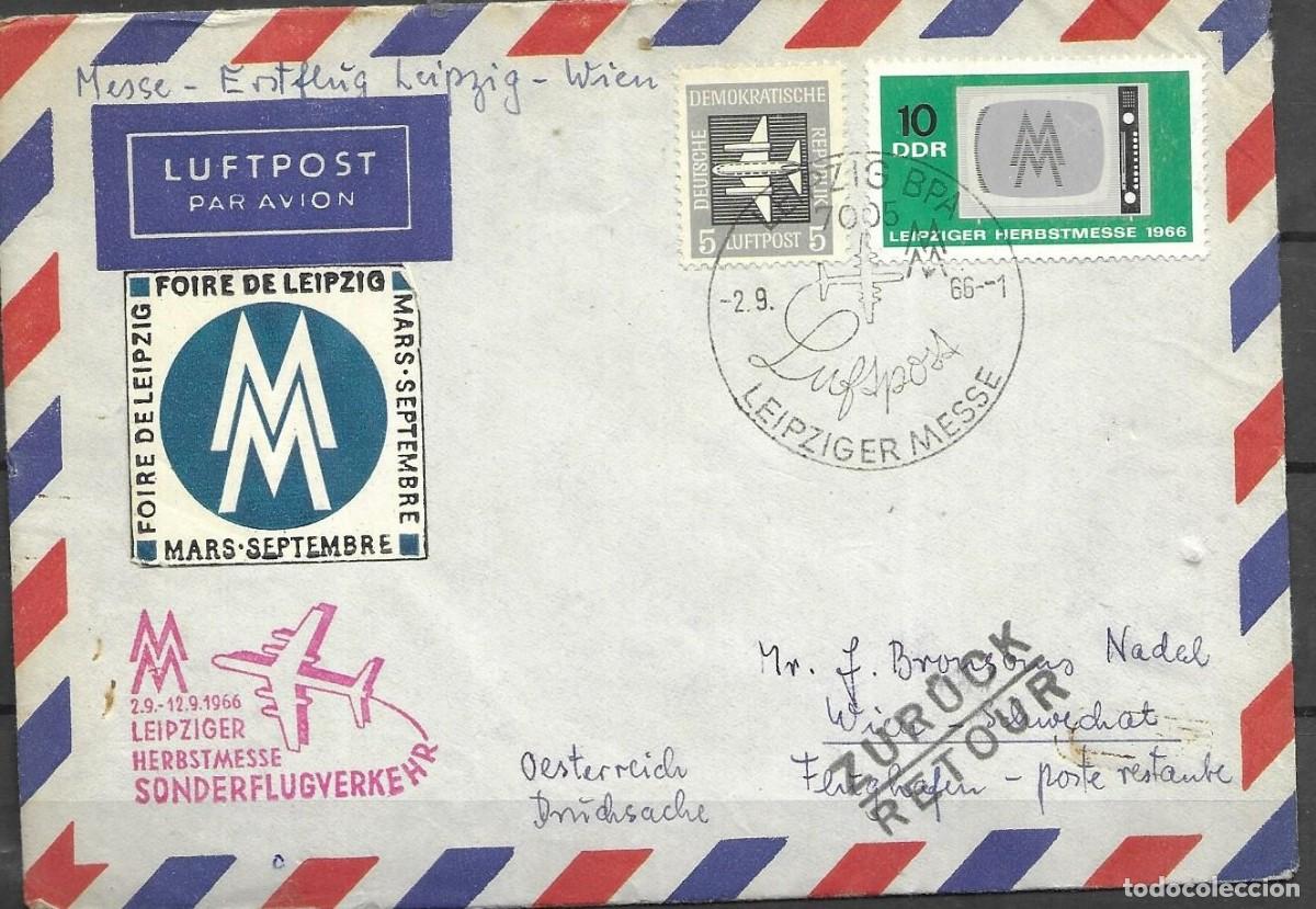 Sellos: Feria de Oto&ntilde;o de Leipzig de 1966 (Leipziger Herbstmesse 1966).