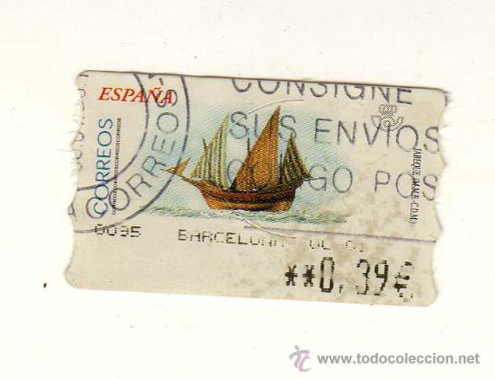 Sellos: ESPA&Ntilde;A:SELLO USADO DE VALOR VARIABLE DEDICADO AL JABEQUE Y EMITIDO EN JUNIO DE 2002 - Foto 1
