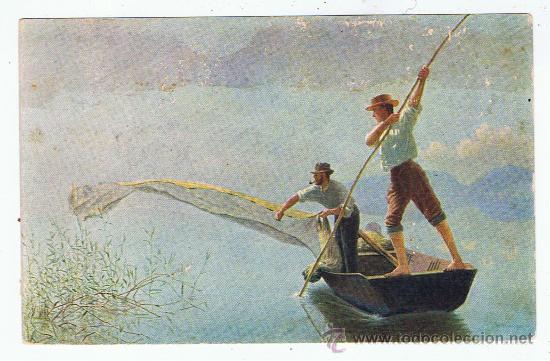 Sellos: Pesca circulado suiza 1925 - Foto 1