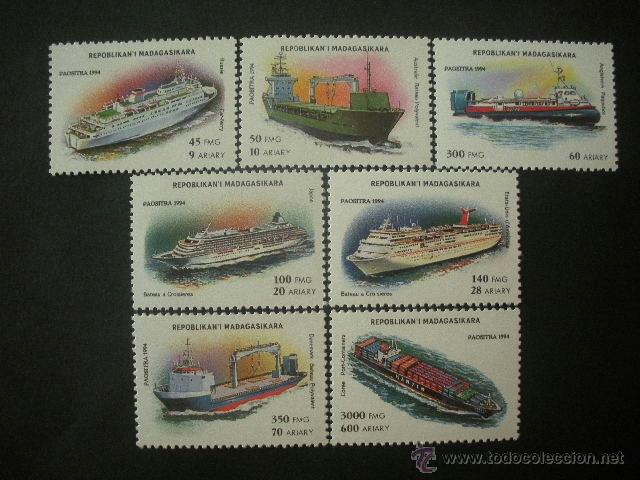 Sellos: Madagascar 1994 Ivert 1405/11 *** Barcos - Foto 1