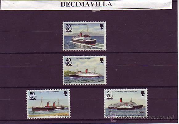Sellos: MAN, BARCOS, 1993, 591/94 - Foto 1
