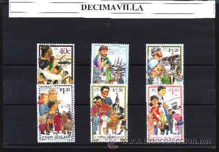 Sellos: NUEVA ZELANDA, BARCOS, 6 VAL., TRBA025 - Foto 1