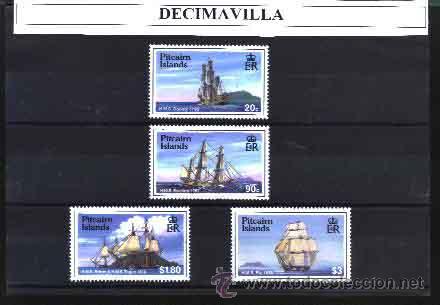 Sellos: PITCAIRN, 496/99, BARCOS, TRBA028 - Foto 1