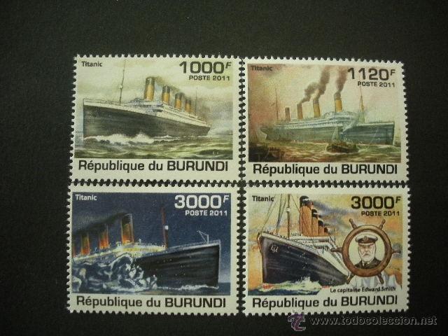 BURUNDI 2011 *** BARCOS - EL TITANIC (Sellos - Temáticas - Barcos)