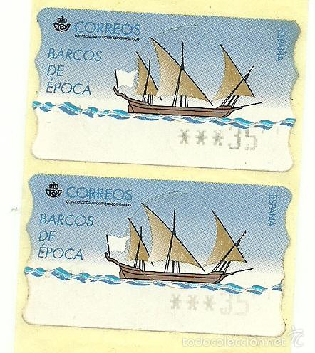 Sellos: 2 SELLOS DEDICADOS A LOS BARCOS DE EPOCA - Foto 1