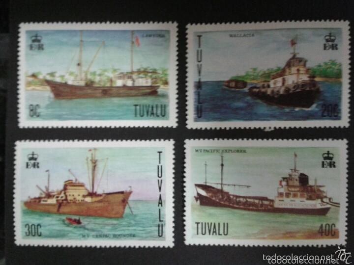 Sellos: Tuvalu 1978 Ivert 66/68 *** Barcos - Foto 1
