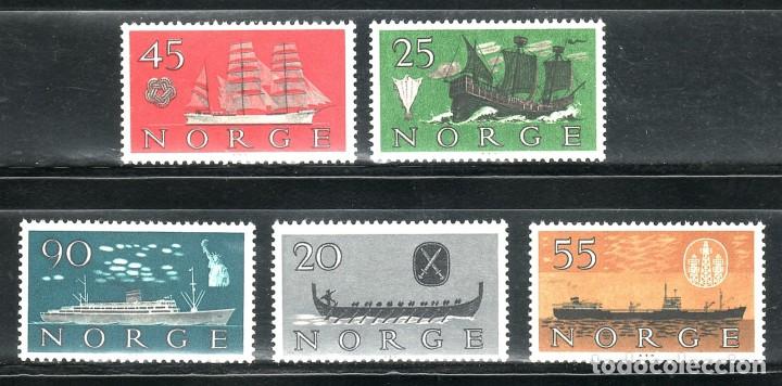 Sellos: SELLOS BARCOS NORUEGA 1960 402/06 5v. - Foto 1