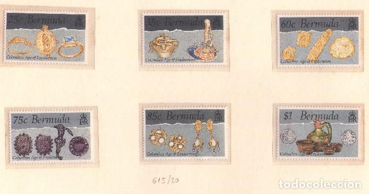 Sellos: BERMUDA. 615/20. CRISTOBAL COLON - CRISTOPHER COLUMBUS. (133) - Foto 1