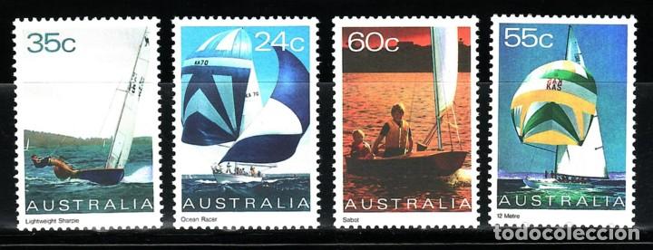Sellos: SELLOS BARCOS AUSTRALIA 1981 758/61 4v. - Foto 1