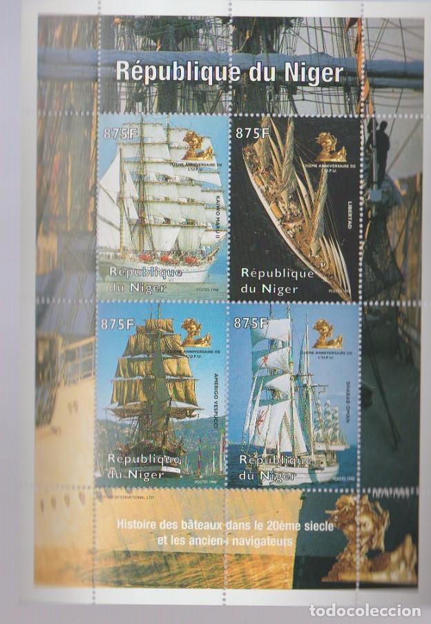 Sellos: HOJA BLOQUE BARCOS 2 - Foto 1
