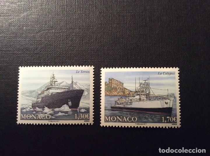 Sellos: MONACO A&Ntilde;O 2017. BARCOS - Foto 1