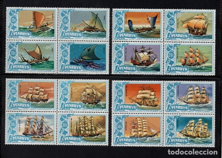 Sellos: PENRHYN 159/74** - A&Ntilde;O 1981 - BARCOS - Foto 1