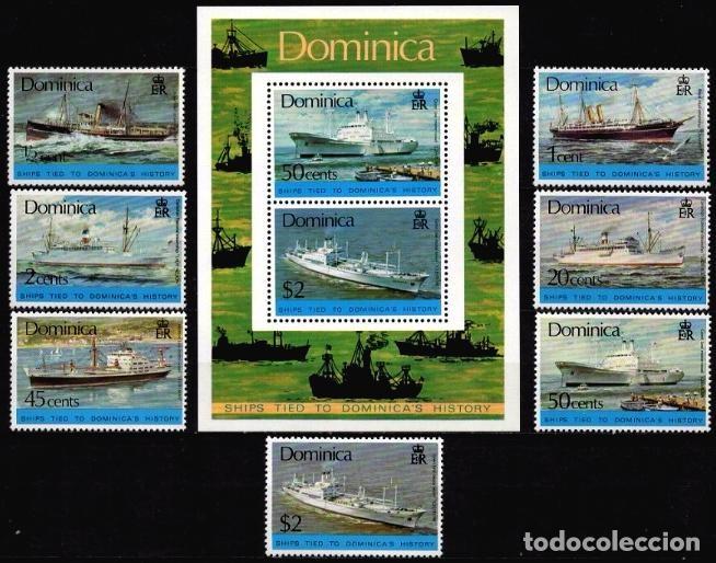 Sellos: DOMINICA 1975 BARCOS - Foto 1