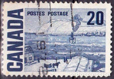 Sellos: 1967-1971 - CANADA - FERRY DE QUEBEC - YVERT 386 - Foto 1
