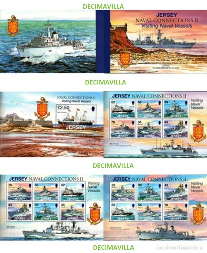 Sellos: L532, JERSEY, BARCOS, 2008, C1414 - Foto 1