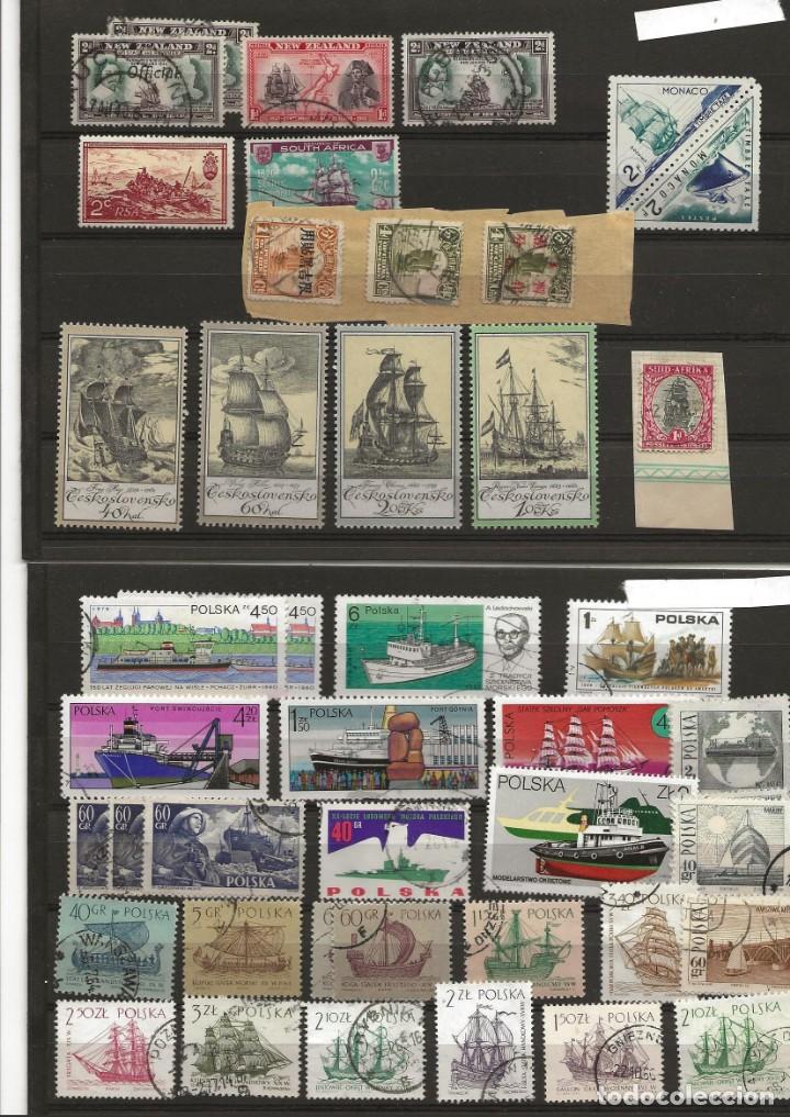 Sellos: LOTE SELLOS TEMATICA NAVAL - Foto 1