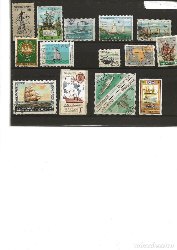 Sellos: LOTE SELLOS TEMATICA NAVAL - Foto 4