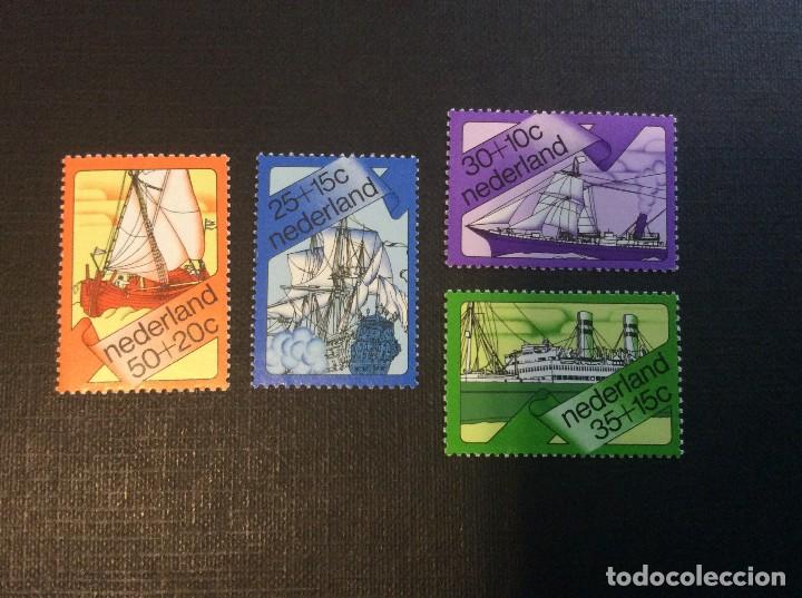Sellos: HOLANDA N&ordm; YVERT 978/1*** A&Ntilde;O 1973. BARCOS - Foto 1
